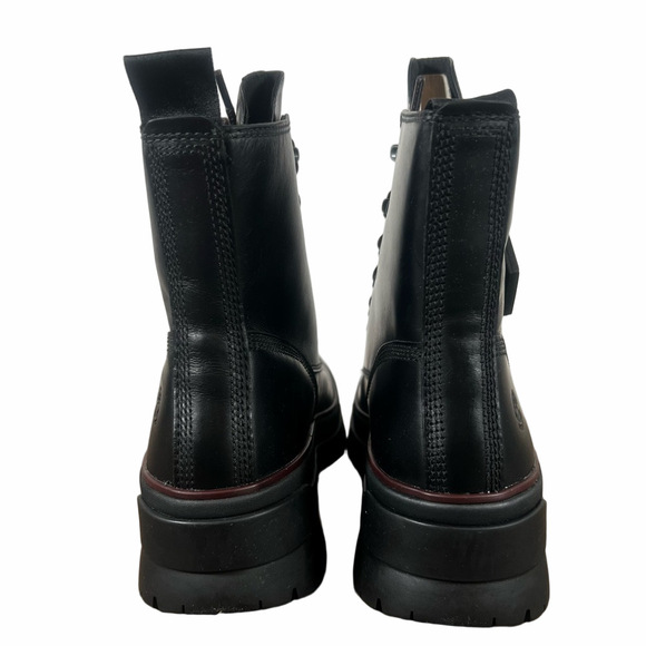 Timberland Malynn EK+ Waterproof Lace Up Jet Black Women’s Boot Size 9 #B1380A - Picture 6 of 10